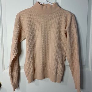 Light pink cashmere sweater